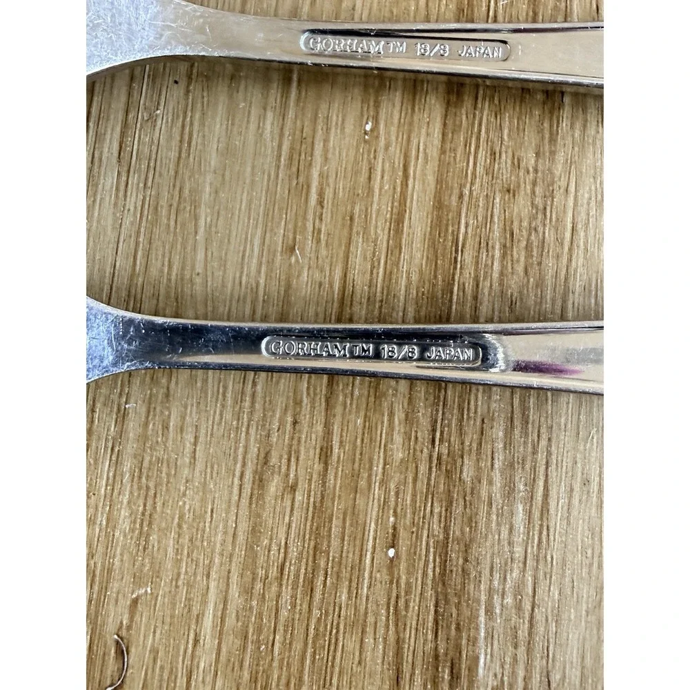 Gorham Georgetown NEW Stainless 18/8 Flatware Japan 2 Salad Forks 6 7/8